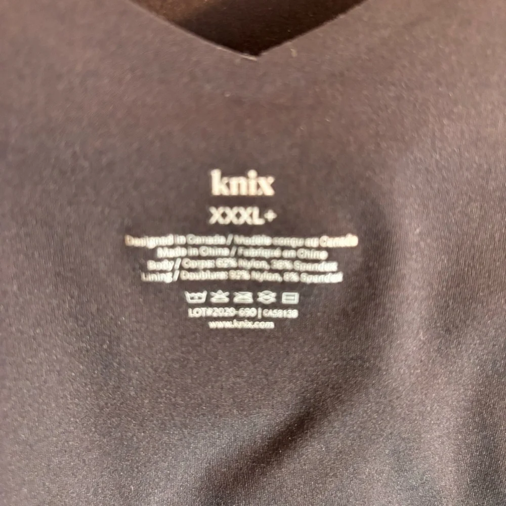KNIX Sz XXXL+ Luxelift Tank Soft Cup Built in Bra Shapewear Comfort Wide Straps - Picture 5 of 7